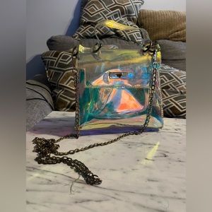 Multi-Color Transparent Holographic Mini Bag